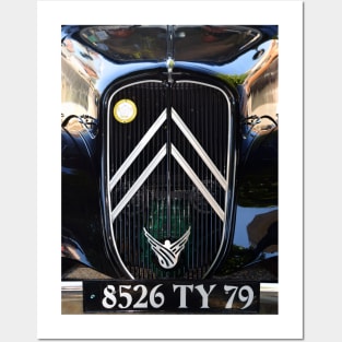 Citroën Traction Avant, vintage French car historical vehicle Posters and Art